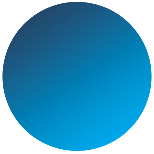 Blue Decorative Circle
